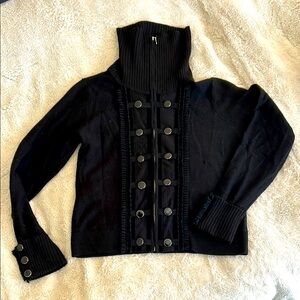 White House Black Market Black Women's Sweater.